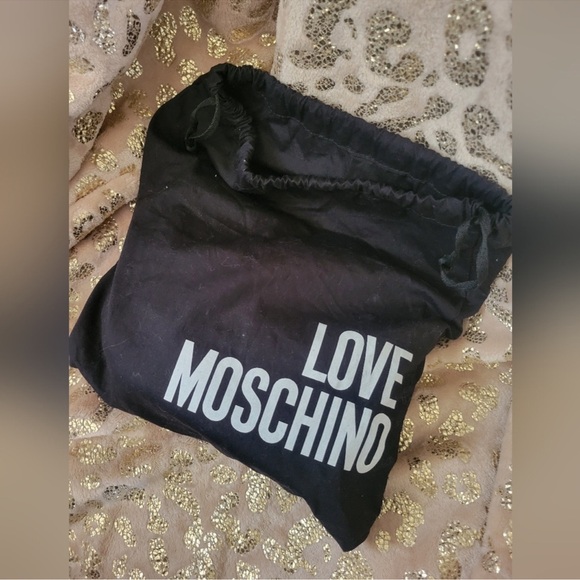 LOVE MOSCHINO Leather Reptile Embossed Crossbody - Picture 4 of 5